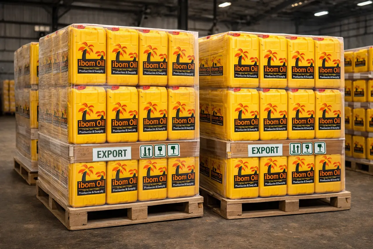 Export-ready palm oil