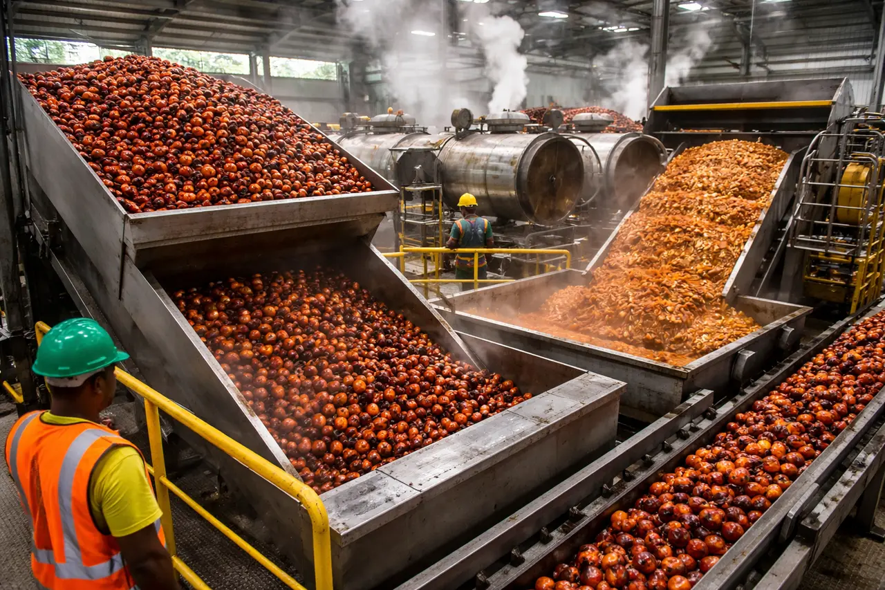 Palm oil processing